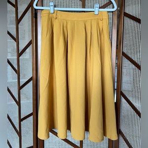 Breathtaking Tiger Lilies Midi Skirt - M